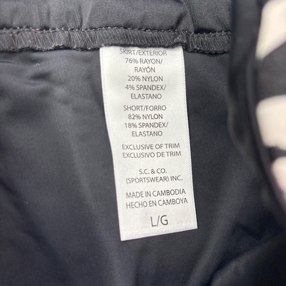 S.C.&CO Women's L Large Skort Floral Golf Tennis Casual Skirt Shorts - Picture 6 of 16